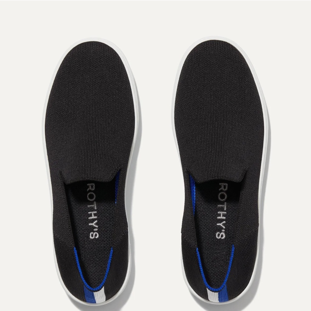 Rothy's Black Women's The Original Slip-On Sneaker size 9.